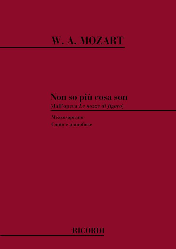 Le Nozze Di Figaro:Non So Piu Cosa Son Cosa Faccio - pro zpěv a klavír